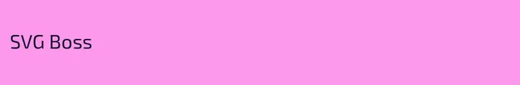 SVG Boss